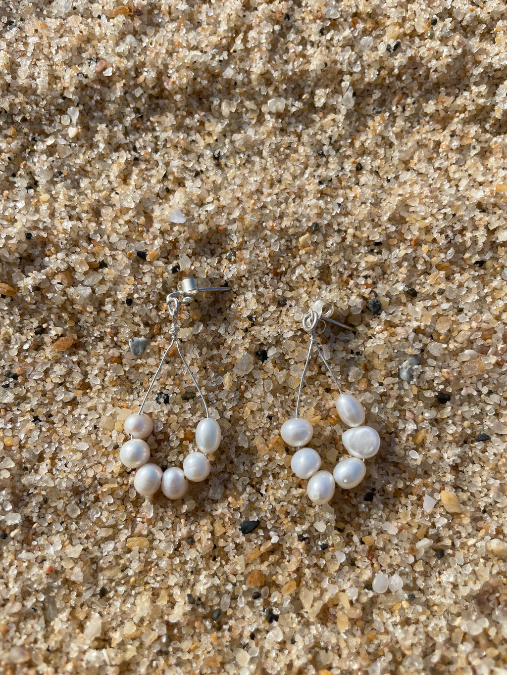 Whisper White Earrings