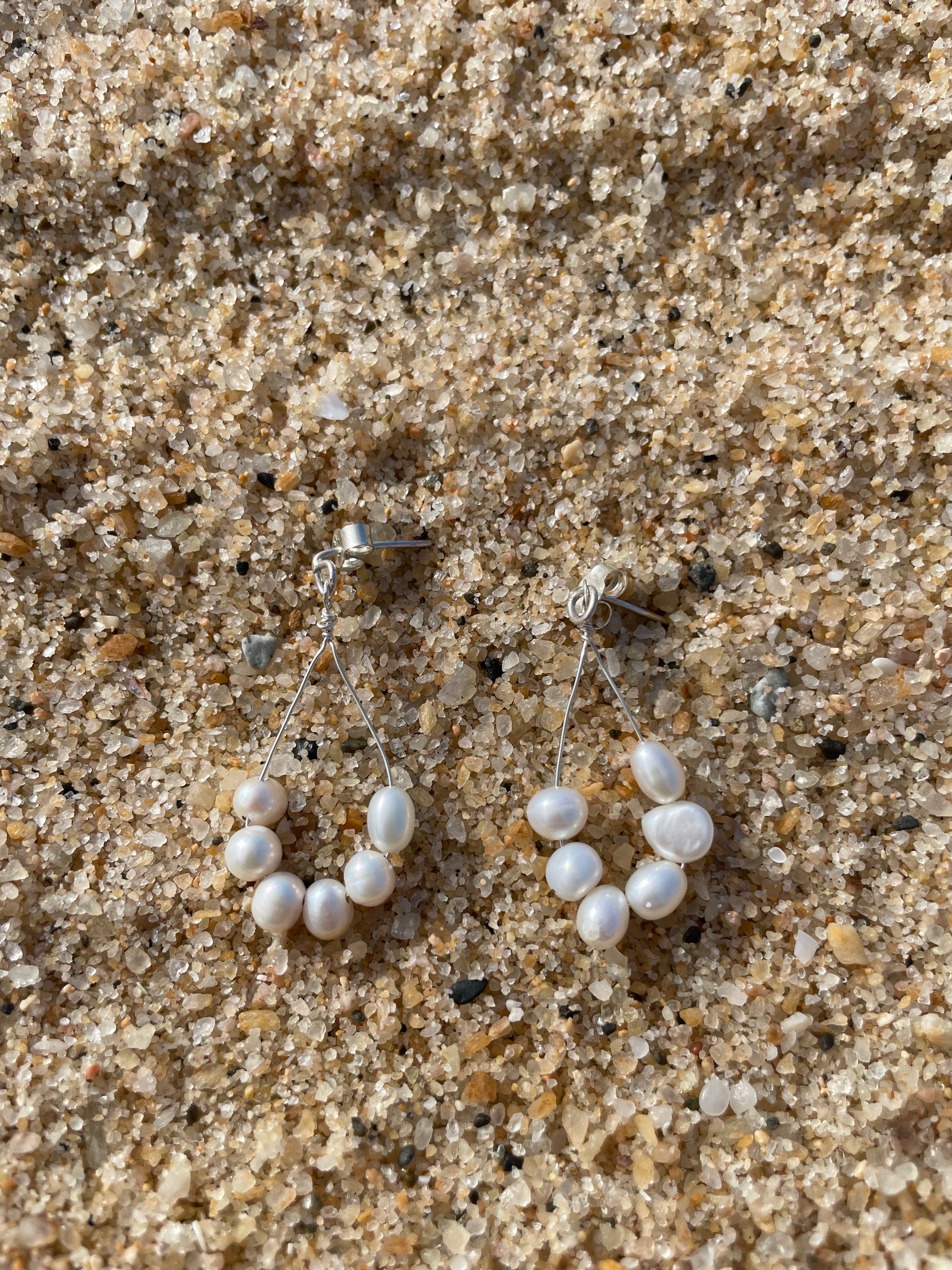 Whisper White Earrings