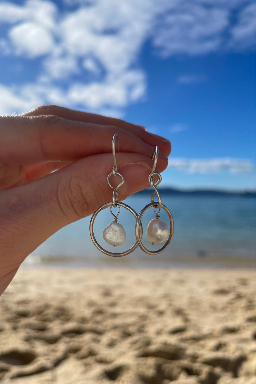Ecru Earrings