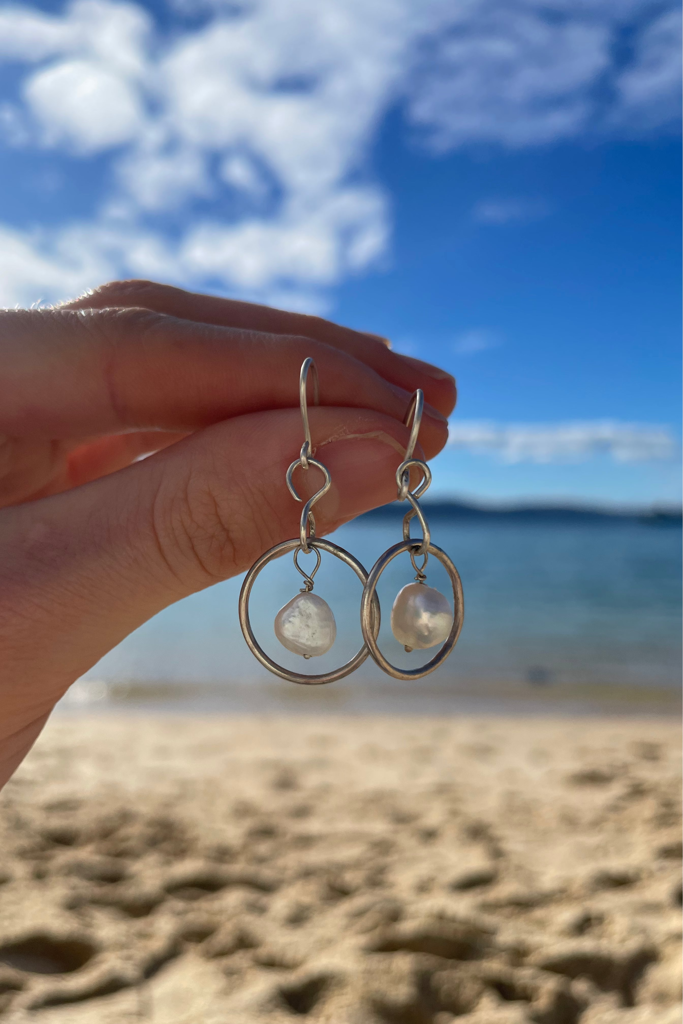 Ecru Earrings